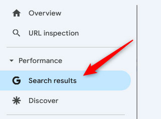 Open the GSC Performance Tab to search for keyword cannibalization