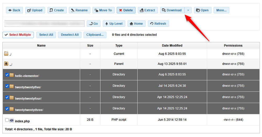 Download all your WordPress themes on your computer