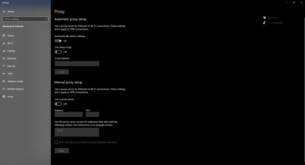 501 Error Not Implemented Opera Browser Proxy Server Settings Options