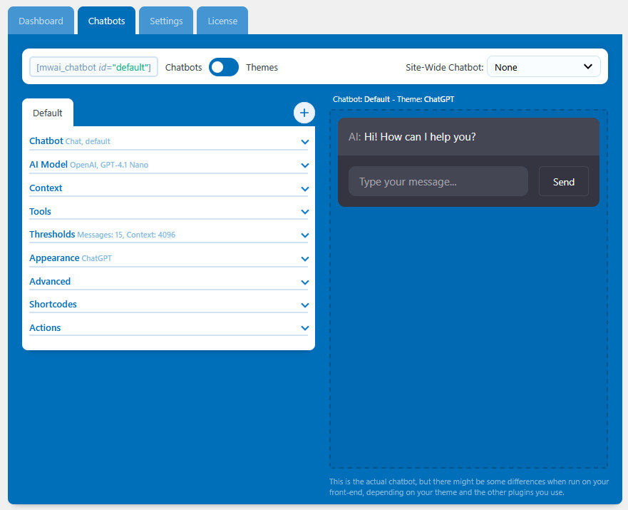 Set up the ChatGPT plugin, so it reflects your requirements and needs