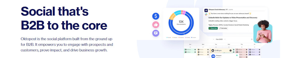 Best social media marketing tools - Oktopost