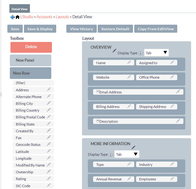 Edit Grouped Fields in SuiteCRM