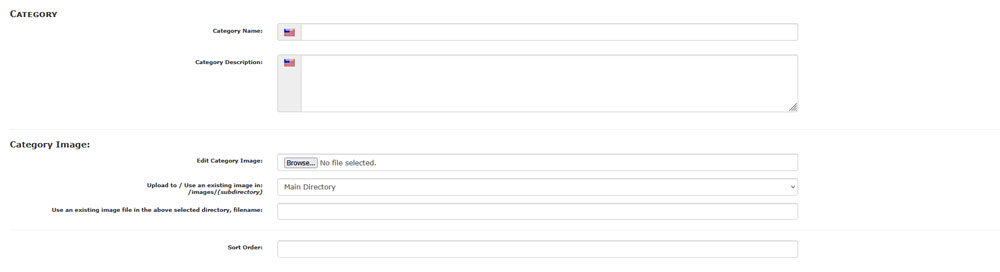 Add subcategory details