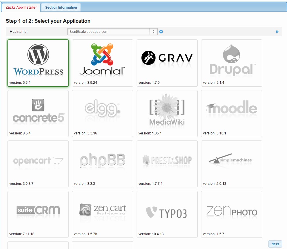zacky-installer-cms-sellection