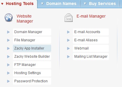 zacky-installer-menu